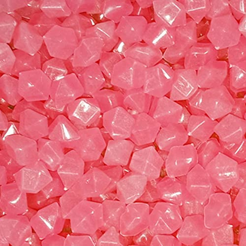 MOCNT 300 Piezas Rosado Piedras Luminosas Brillante Roca Stone Fluorescente Piedras Guijarros Brillan en la Oscuridad para Hogar Jardín Acuario Decorativas 14x11mm