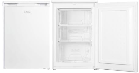 Edesa Congelador Horizontal EZS-0813 WH/A Table-Top Frío Homogéneo Regulación Mecánica de Temperatura 3 Cajones de Capacidad y Puerta Reversible Tirador Integrado Ancho 55,3cm Color Blanco