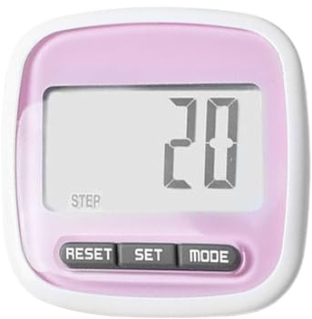 Pedometer med klämma, stegräknare, stegräknare, träningsstegräknare för män kvinnor | Bärbar sportstegräknare för steg/avstånd/kalorier, bänkutrustning för alla åldrar