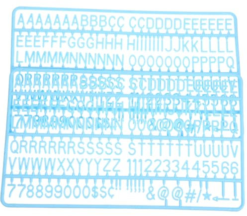 Tofficu Filztafel-alphabet-buchstaben-zahlen-set Wiederverwendbare Plastikbuchstaben Für Pinnwand Pädagogisches Bastelset