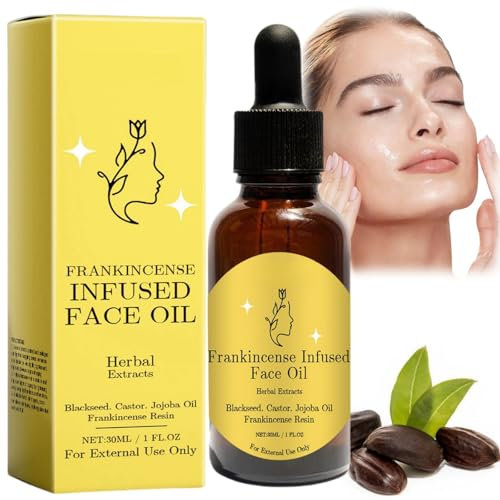 Frankincense Resin Infused Oil for Face,Frankincense Resin Oil for Face,Frankincense Resin Oil for Skin,Frankincense Resin Oil to Smooth Fine Lines and Wrinkles,Anti-Aging Frankincense Oil for Women