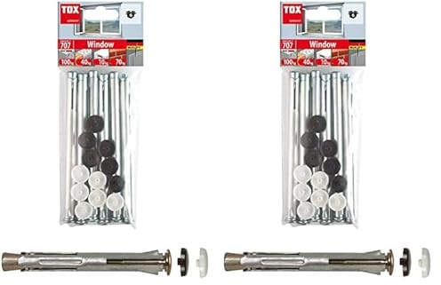 TOX Metall-Rahmendübel Window 10 x 152 mm, 6 Stück, 027601161 (Packung mit 2)