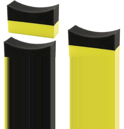 Kustimantu Aplicador para Neumáticos | 5 Piezas Esponjas de Limpieza Aplicadoras Coloridas, Espuma Pulidora y Cera para Vidrios y Carrocería de Coche