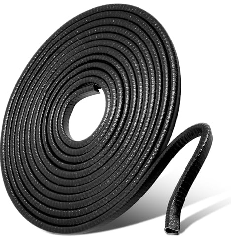 Kantenschutz für Bleche 1–2 mm Klemmbereich, U-Form Gummiprofil Kantenschutzprofil 5 m Rolle, Türkantenschutz für die meisten Autos, ideal für Blechverarbeitung, Bootsbau & Handwerk (2mm, 5m)