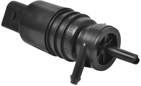 Bomba de agua de lavado Compatible con VW Compatible con Mercedes-Benz 1J5955651 Bomba lavaparabrisas delantera Sistema de lavado de luna