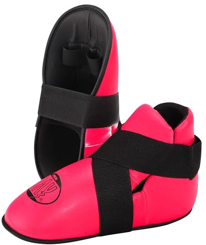Bay SUPERKICK Fußschutz pink rosa Fußschützer Kickboxen Kick-Boxen Safety (S)