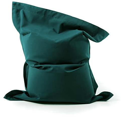 LIVEDECO - Pouf Géant XXL Déhoussable, Extérieur, Outdoor, Jardin, Terrasse, Voile Bateau Vert BiG52
