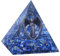 mookaitedecor Betender Engel Statue Kristall Energie Stein Pyramide Figur mit Lapislazuli Trommelsteine für Reiki Heilung Meditation Büro Heim Dekoration
