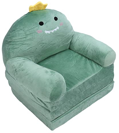 Faltbares Kindersofa, Mädchen-Couch, Dinosaurier-Kleinkind, Fauler Babysitz, Klappsofa, Niedliches Kleinkind-Cartoon-Zimmer, Couch-Sofas (3 Schichten)