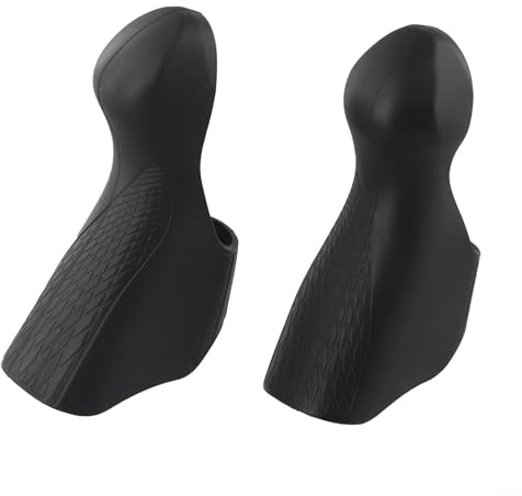 Manopole per bicicletta, copertura per leva del freno della bicicletta, copertura per leva del cambio per Shimano ST-5700 105 (nero)