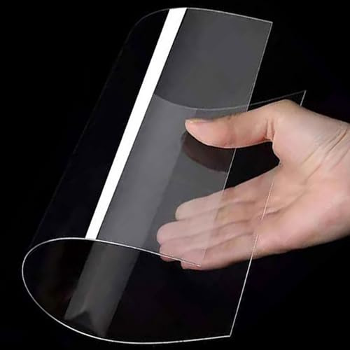 A3 PET-film, 420 mm x 300 Transparent, flexibel plastfolie for hantverk, tavelramar, skyltblanka, gör-det-själv-displayprojekt, utskrift(0.3mm 5 Pieces)