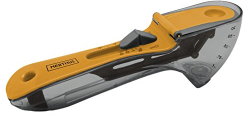 NERTHUS FIH 331 - Cuchara Medidora con Regla de Medicion para Solidos y Liquidos