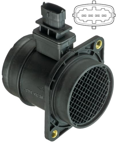 DELPHI Debimetro Aria, Sensore Massa Aria Numero di contatti a spina: 4 12V con alloggiamento AF10403-12B1