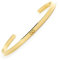 BERGERLIN Infinity Armreif – Unendlichkeit Armband aus Edelstahl in Gold