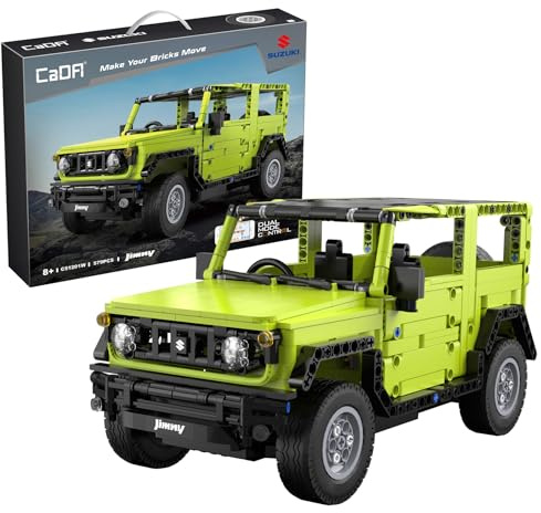 CaDA Suzuki Jimny 1:12 Off-Road Car - 579 Pieces - Self-Build Brick Building Block Model C51201W