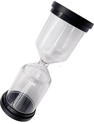Baoblaze Fillable Hourglass Sand Clock Sandglass Time Management Lightweight Home Decor Kids Toy Openable Small Hour Glass Decorative Sand Timer