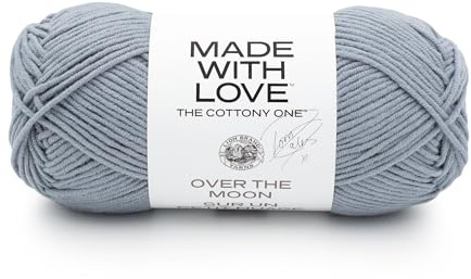 Lion Brand Yarn Tom Daley - The Cottony One, Yarn for Knitting, Primrose Hill, 1 Pack