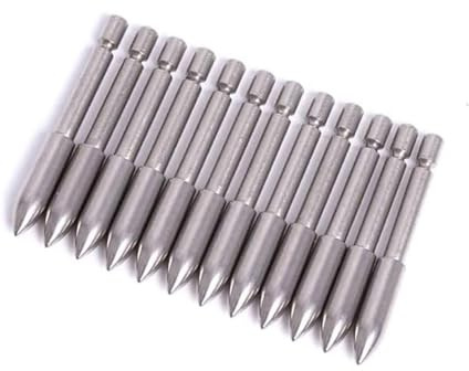 ACCMOS 24pz/50pz Acero Inoxidable Punta de Flecha Bala Punta Broadhead 70 80 90 100 110 120 Grano Punta de Flecha para ID 4,2 mm Eje de Flecha Tiro con Arco DIY Flecha Accesorio (50, 100gr-OD5.7mm)