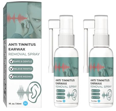 Hearing Restoration Spray Medilisk, Medilisk Hearing Restoration Spray, Medilisk Tinnitus Relief Spray, Medilisk Ear Spray, Natural Tinnitus Relief for Ringing Ears, Improves Hearing (2PCS)