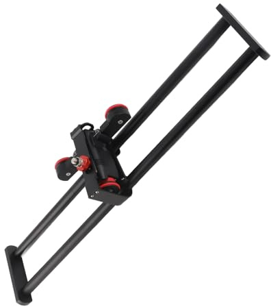 BAFOVY Video DSLR Kamerareglage, Aluminium Motoriserad Räls Dolly Track med APP-kontroll för Time Lapse och Fixerad Fokusering