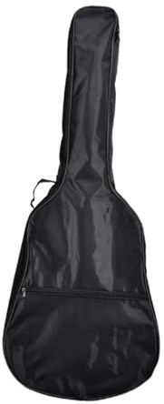 LXHZSY Gitarrfodral bärbar resa vattentät vadderad gitarrväska fodral akustisk, Svart, 96.5cm, En stil