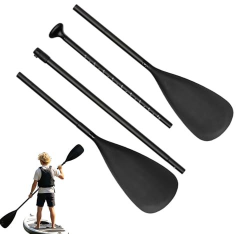 Kajakpaddlar Aluminium Legering Lätt Vikt Bär Bar Paddle Board | Kajakpaddling Båtliv Kanotpaddling Åra För Fiske, Supning och Boarding, Vatten och Sjöar, Vuxna och Barn, Ungdomar och Rodd