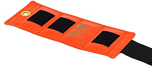 CanDo Weight cuff - wrist and ankle weights - 340 g, orange - alternative to dumbbells