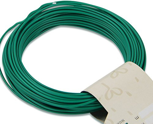 KINGLAKE 100 Feet Green Sturdy Plastic Coated Garden Wire 1.8mm Plant Twist Tie Garden Training Wire (2pks 50 ft)