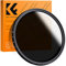 K&F Concept 67mm ND2-400 Slim Variable ND Neutral Density Filter Adjustable Fader ND2 ND4 ND8 ND16 to ND400 Lens Filter + Microfiber Cleaning Cloth for DSLR Cameras (Nano-B Series)