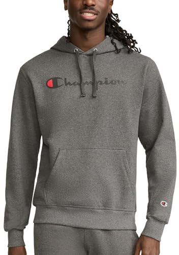 Champion Maglietta Classica da Uomo con Grafica in Jersey, Granito mélange, L