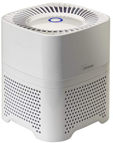 Bimar PA95 Purificatore d'aria con Filtro HEPA H13 ad Alta Filtrazione, Filtro a Carboni Attivi e Filtro a Rete in Tessuto. Purificatore Aria Elimina Odori, Allergie, Pollini, Fumo per Casa o Ufficio
