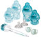 Tommee Tippee Kit de Démarrage Nouveau-nés Natural Start, Biberons anti-colique 150 ml et 260 ml, Tétines imitant la forme du sein maternel à débit lent et moyen, Auto-stérilisant, Bleu