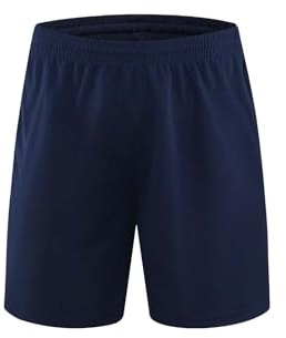 Stolpyzh Kids Activewear Shorts Boys Girls Football Sports Shorts(Navy Blue, 8-9 Years)
