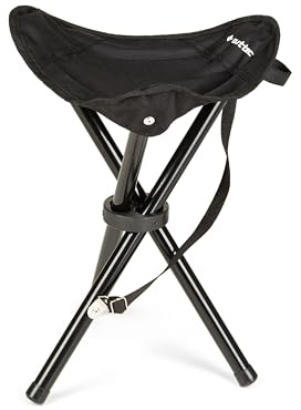 Outtec Taburete de Camping Triangular - Ligero y Compacto Silla de Camping