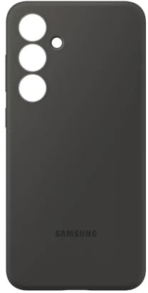 Samsung Silicone Case EF-PS721 für Galaxy S24 FE, Smartphone-Cover, Handy-Hülle, Silikon, Kratzfest, Schlankes Design, Black