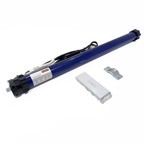 Matical Motore per tapparelle elettriche, portata 80 kg, 40 Nm con telecomando, 3 terminazioni elettroniche a 6 fili -