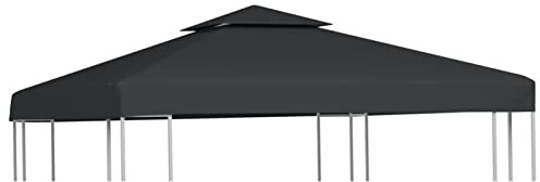 Generisch Tettoia per gazebo da giardino, 3 x 4 m, 310 g/m², bianco crema, ombra per terrazze all'aperto, cortili e prati, tenda per feste, riparo eventi, protezione solare, ricambio