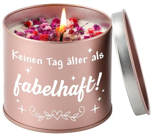 Geburtstagsgeschenk für Frauen, 9OZ Lavendel Kerzen Geburtstagskerzen