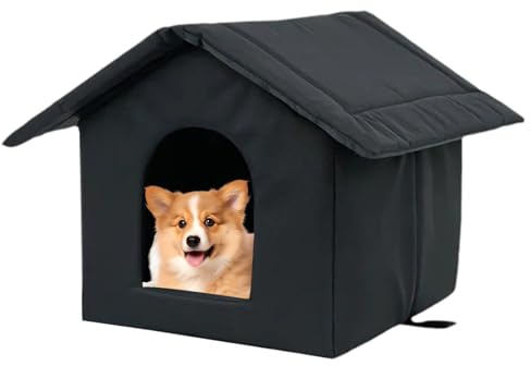 Neamou Feral Cat house for outdoor | 100% Insulated Weatherproof Cat Shelter | Pet Accessories for Animals Balconies Garden Backyard Summer Indoor Farm Courtyards Living Room Bedroom Patio