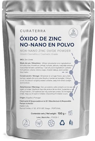 Óxido de Zinc Cosmético No Nano 99% Puro | 100 g