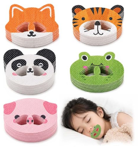 QOWUXHZ 60 Pansements Buccaux Pour Dormir, Bande Élastique Avec Gel Doux, Pansement Buccal Pour Enfants Et Adultes, Idéal Pour Une Nuit Calme Et Réparatrice