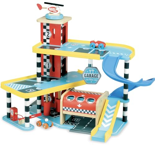 Vilac- Garage Vilacity, 2310, 16 x 8 x 9 cm, Bleu