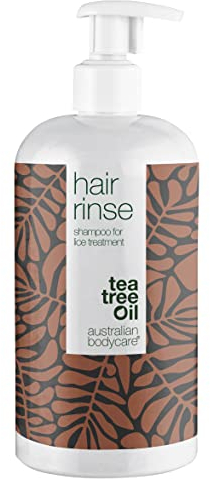 Australian Bodycare Hair Rinse 500ml - Shampoo After Treatment for lice | Tea Tree Oil Treatment Shampoo with 100% Pure Tea Tree Oil