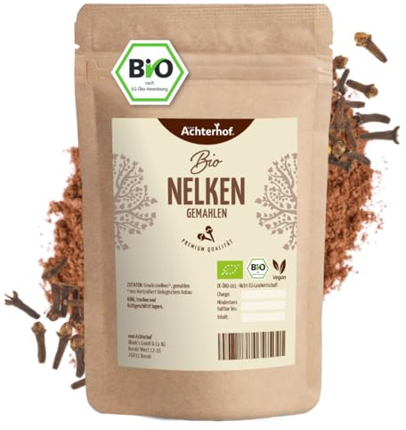 Nelken gemahlen BIO | 250g | gemahlene Gewürznelken | Nelkenpulver vom Achterhof