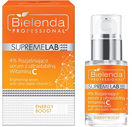 Bielenda Professional Supremelab Energy Boost-blekningsserum med ultra-stabil vitamin C 15 ml