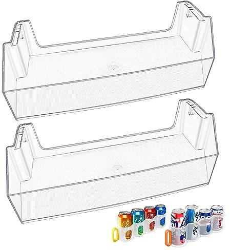 (2 PACK) [UPGRADED] W11239961 Refrigerator Door Shelf Replacement Compatible with Whirlpool Refrigerator Door Shelf Replace W10900538 WRS325SDHZ01 WRS321SDHZ01 WRS315 WRS325 Refrigerator Shelves Part
