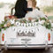 GEBETTER Festone Oggi Sposi a Forma Cuore per Auto Matrimonio, Just Married Striscione Bandierine, Decorazione Auto Matrimonio Casa Esterno Giardino, Addobbi Foto Matrimonio Nozze