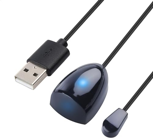 Cable Matters Infrarot Fernbedienungs Verlängerungskabel 4,5m (IR Repeater Kabel, Infrarot Repeater, IR Verlängerung) - IR Empfänger USB Kabel 4,5 Meter