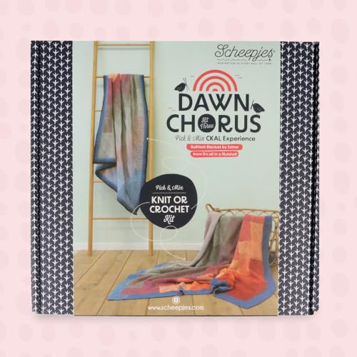 Scheepjes - Scheepjes Besonders Ausgabe Dawn Chor Wählen Und Mischen Mega Wirbeln CKAL Gimpel Decke Stricken oder Häkeln Bausatz - 1 Satz