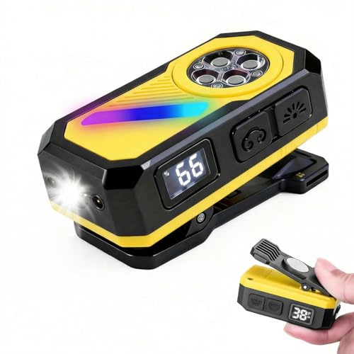 LETOUR Clip on Torch Rechargeable Running Light with RGB Lights MINI EDC Flashlight 300 Lumens Magnetic Work Lights Waterproof for Runners Walking Dog Reading Hiking Camping